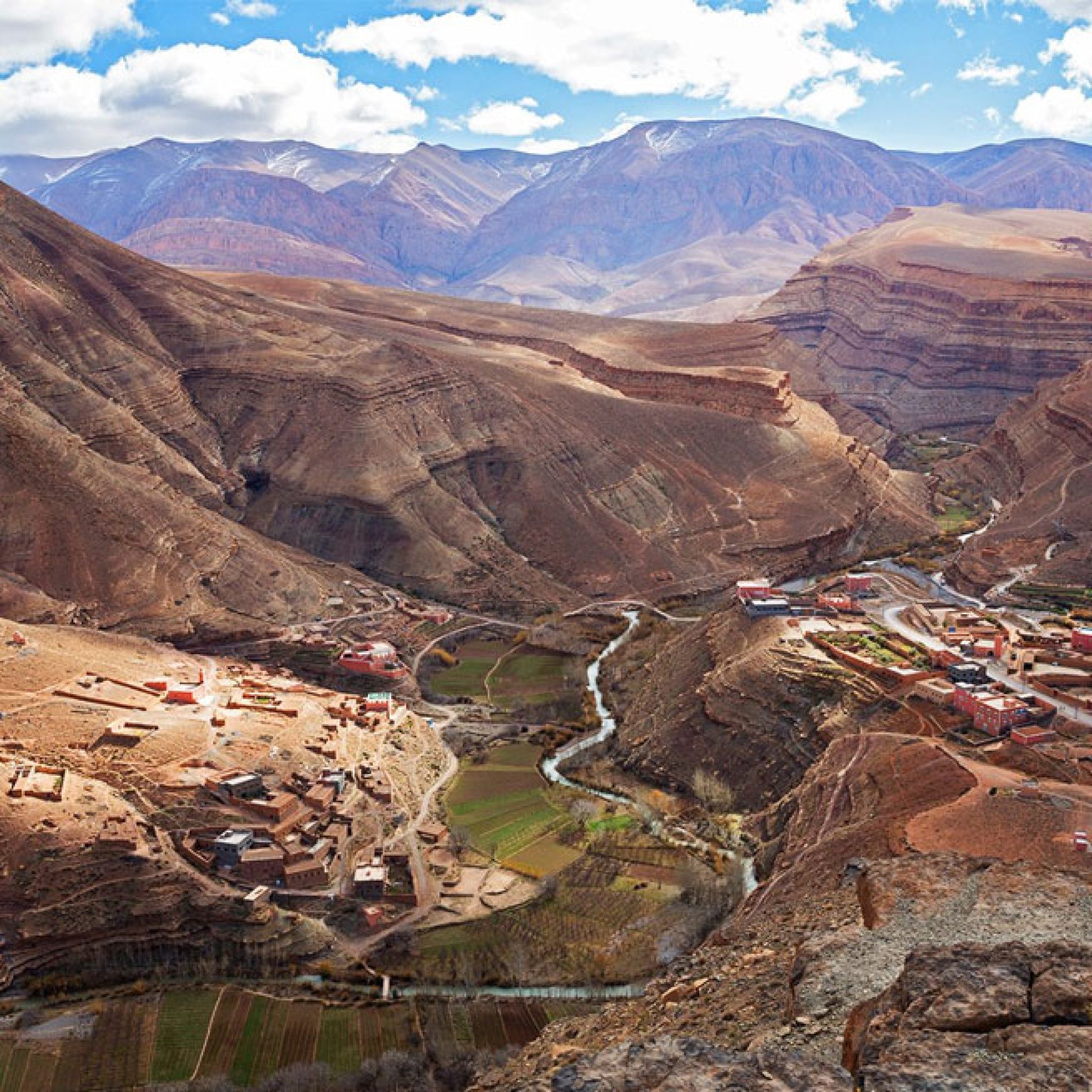 Atlas Mountain And Lunch In Agafay Desert With Camels