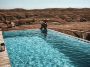 LUNCH & Swimming pool in the agafay desert