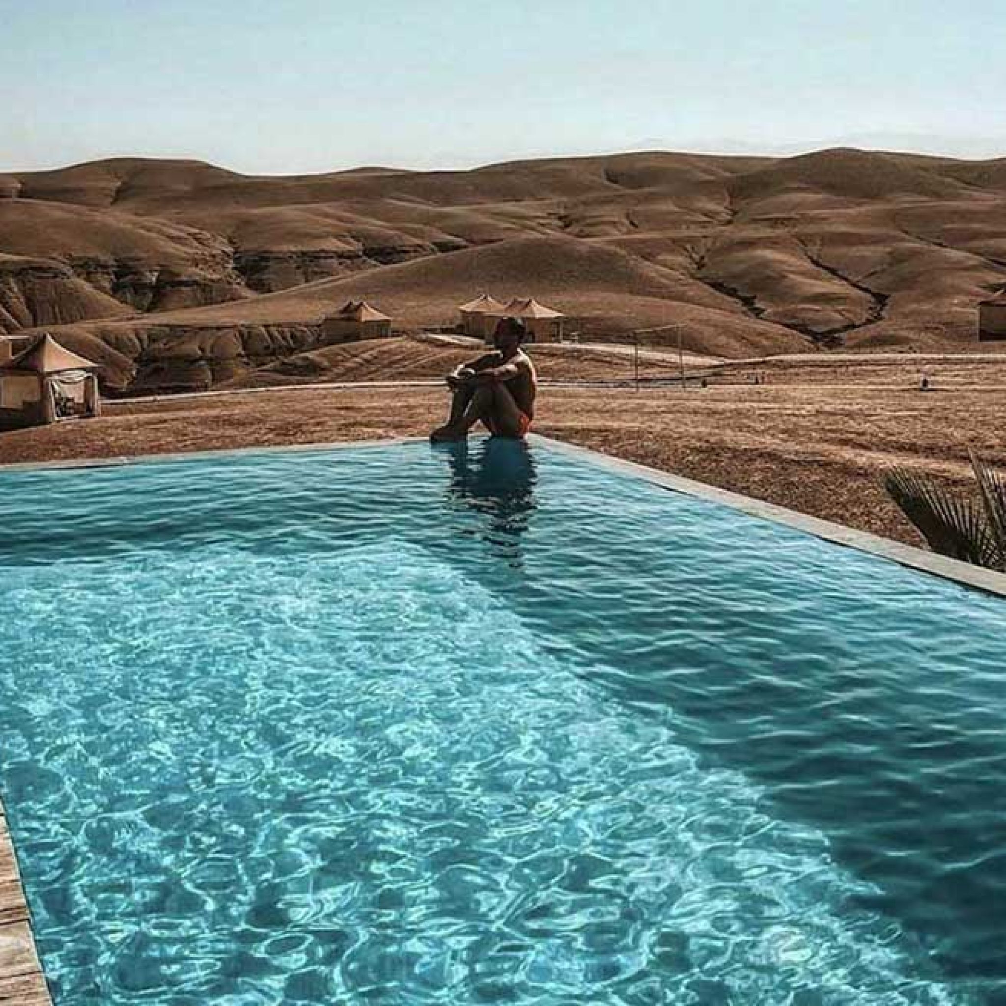 Atlas Mountains and Dinner in agafay desert